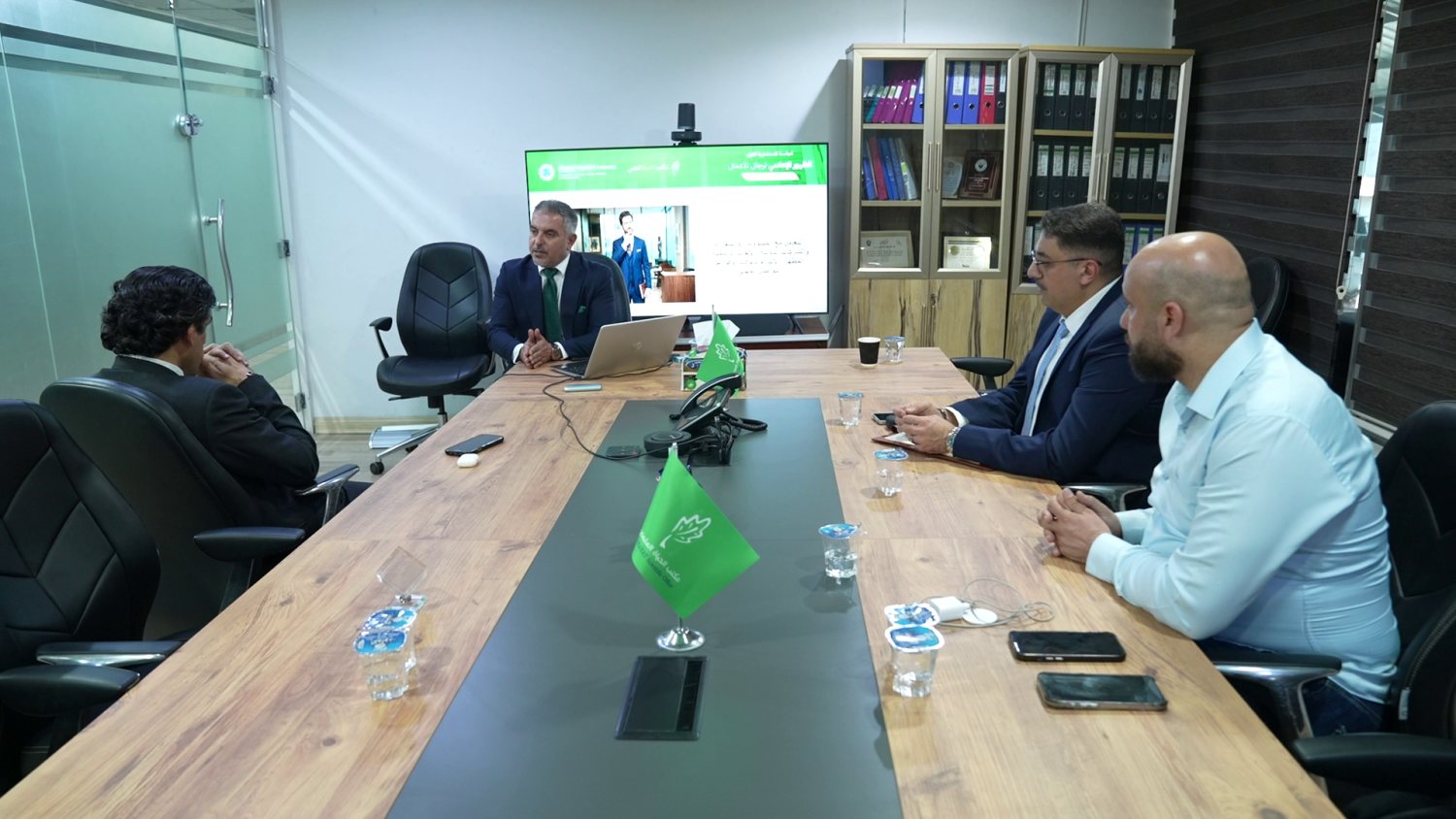 Partnership meeting at Al Hayat
